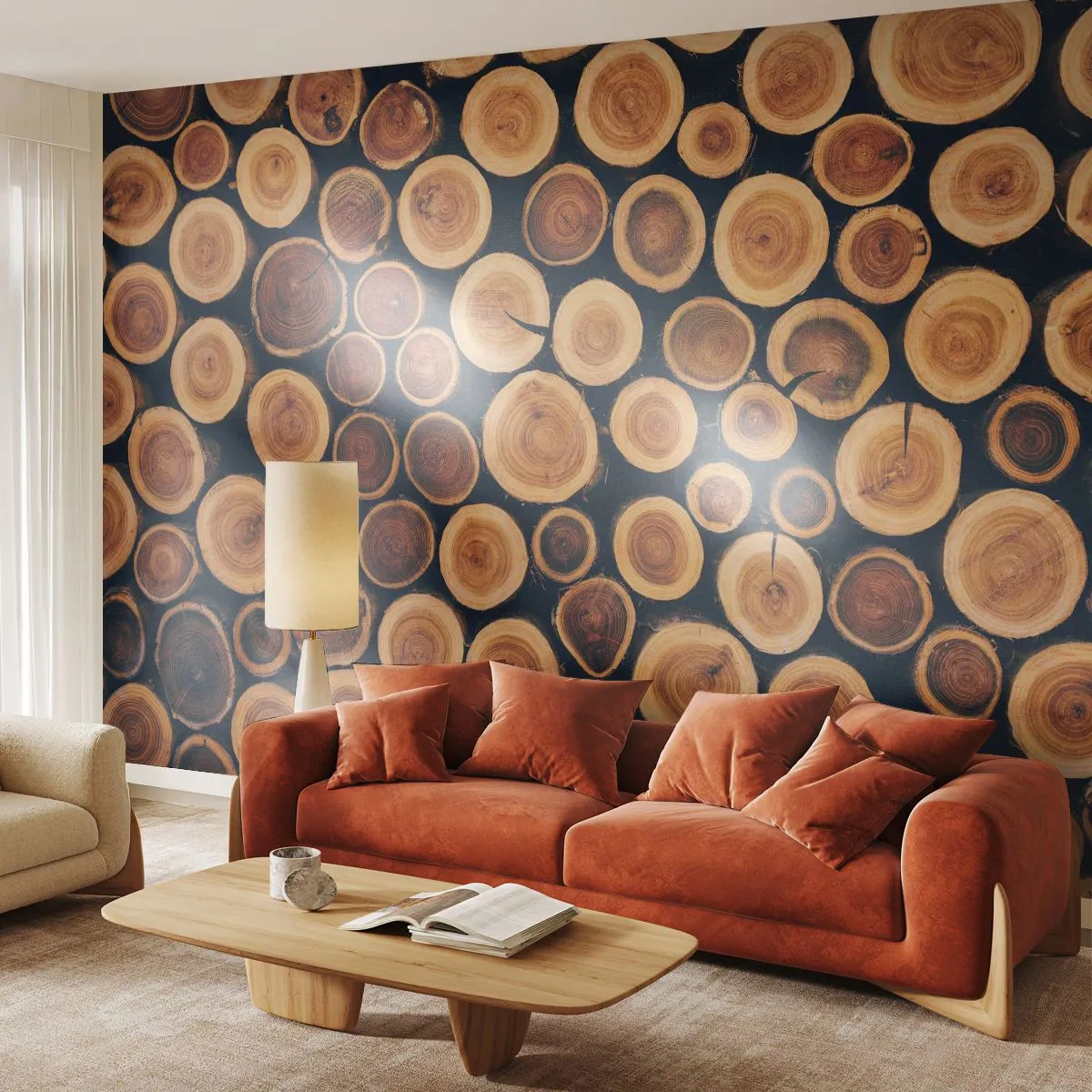 Fotótapéta Premium Canvas - Hány évesnek nézek ki? - Fatörzs, Erdő, Darab - 500x350 cm