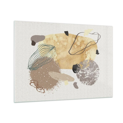 Üveg kép - Alkalmazott plumkológia - 100x70 cm