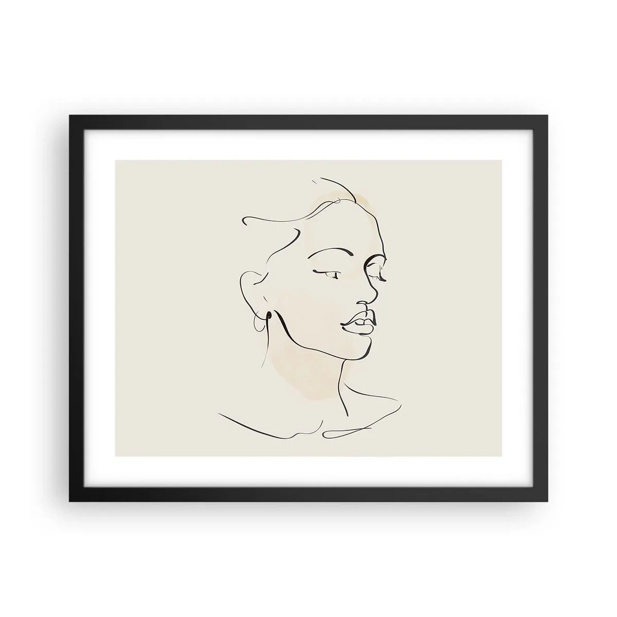 Poszter fehér keretben - Bizonyos vonallal - 50x40 cm