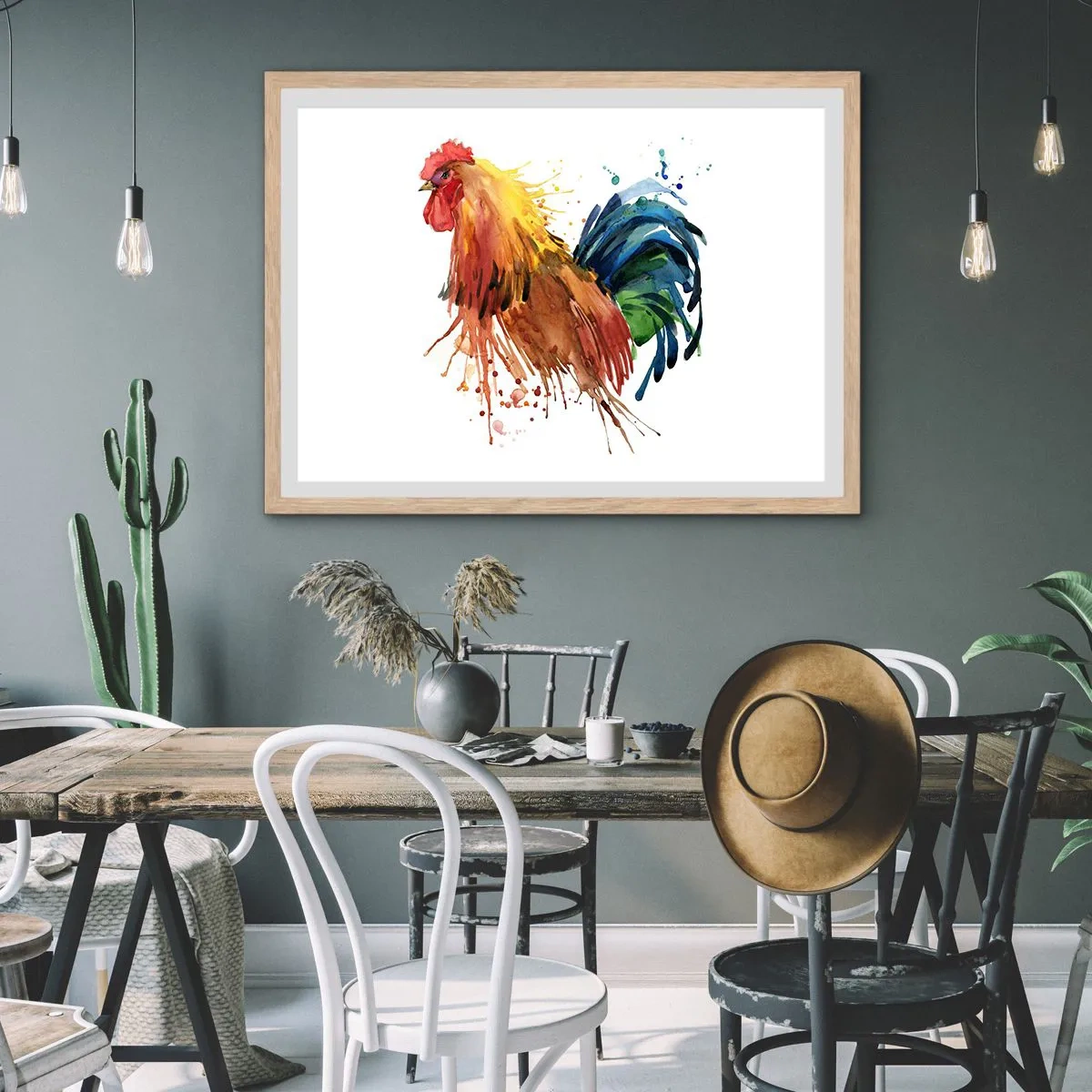 Poszter világos tölgy keretben - Királyi ruha, királyi büszkeség - 100x70 cm