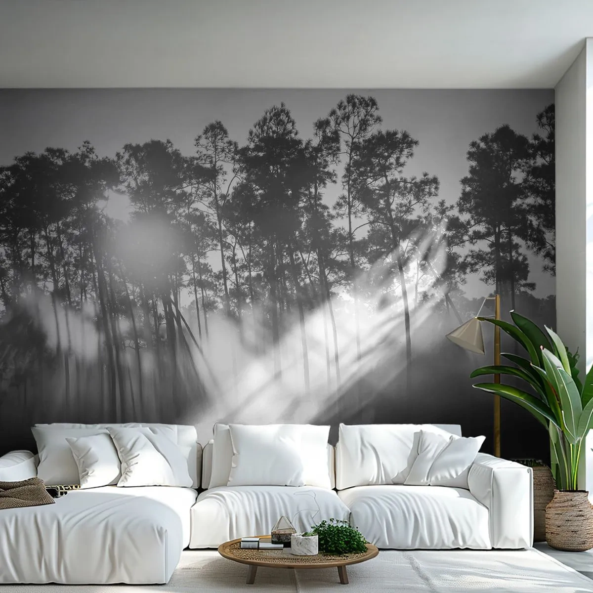 Fotótapéta Premium Sand - Megállíthatatlan nap - Tájkép, Erdő, Természet - 450x315 cm