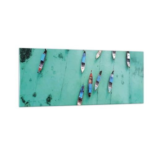 Üveg kép - Örömteli várakozásban - 100x40 cm