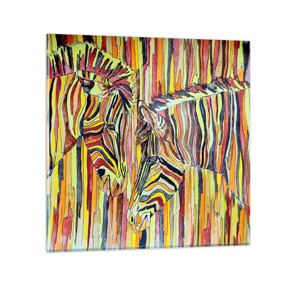 Üveg kép - Szóval te is... - 40x40 cm