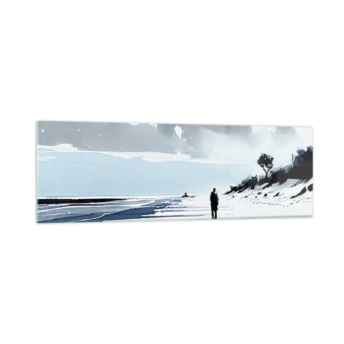Üveg kép - Egyedül - 160x50 cm