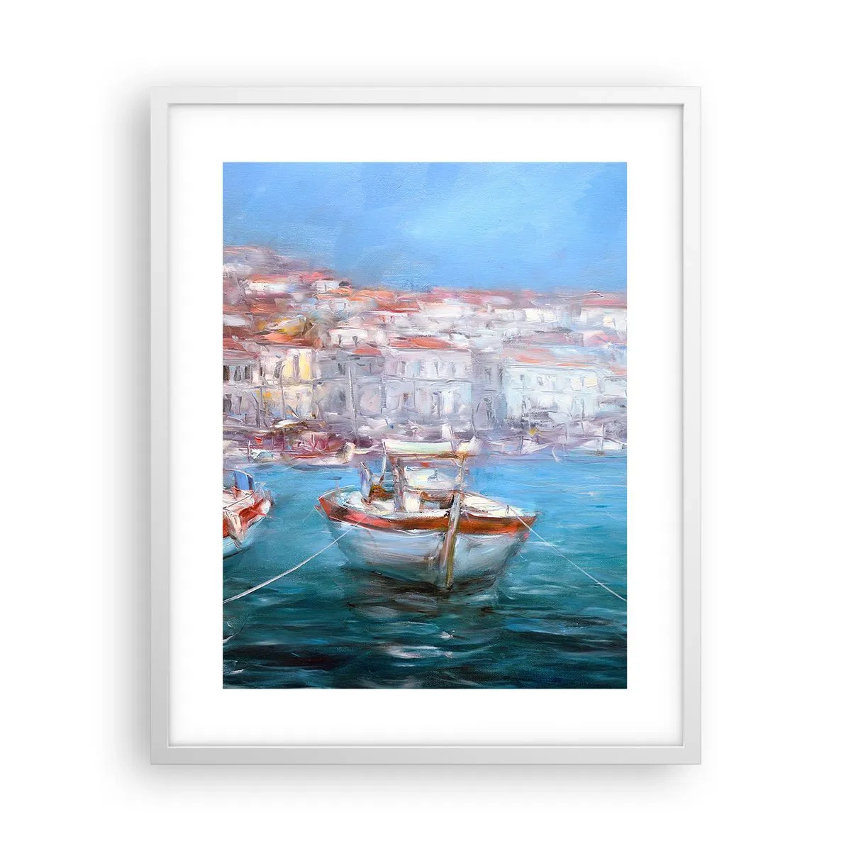 Poszter fekete keretben - Olasz öböl - 40x50 cm