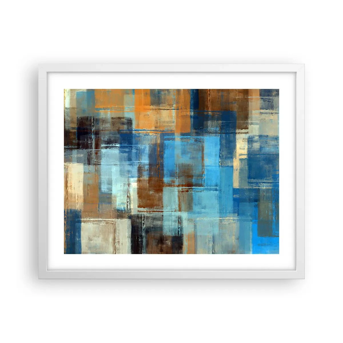 Poszter fekete keretben - A kék fátyolon keresztül - 50x40 cm