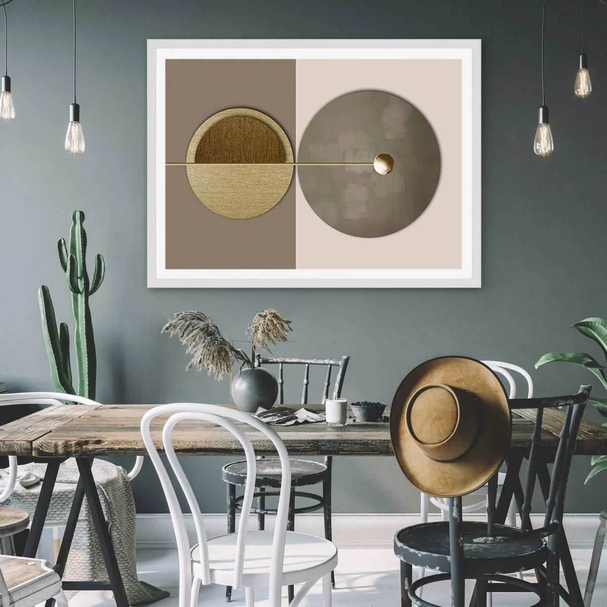 Poszter fekete keretben - Tökéletes egyensúly - 70x50 cm