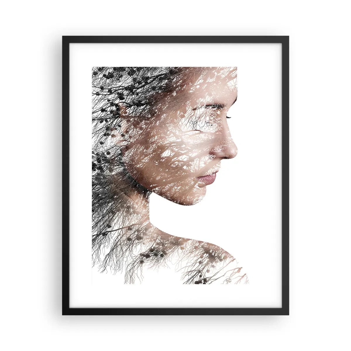 Poszter fehér keretben - Az erdő szelleme - 40x50 cm