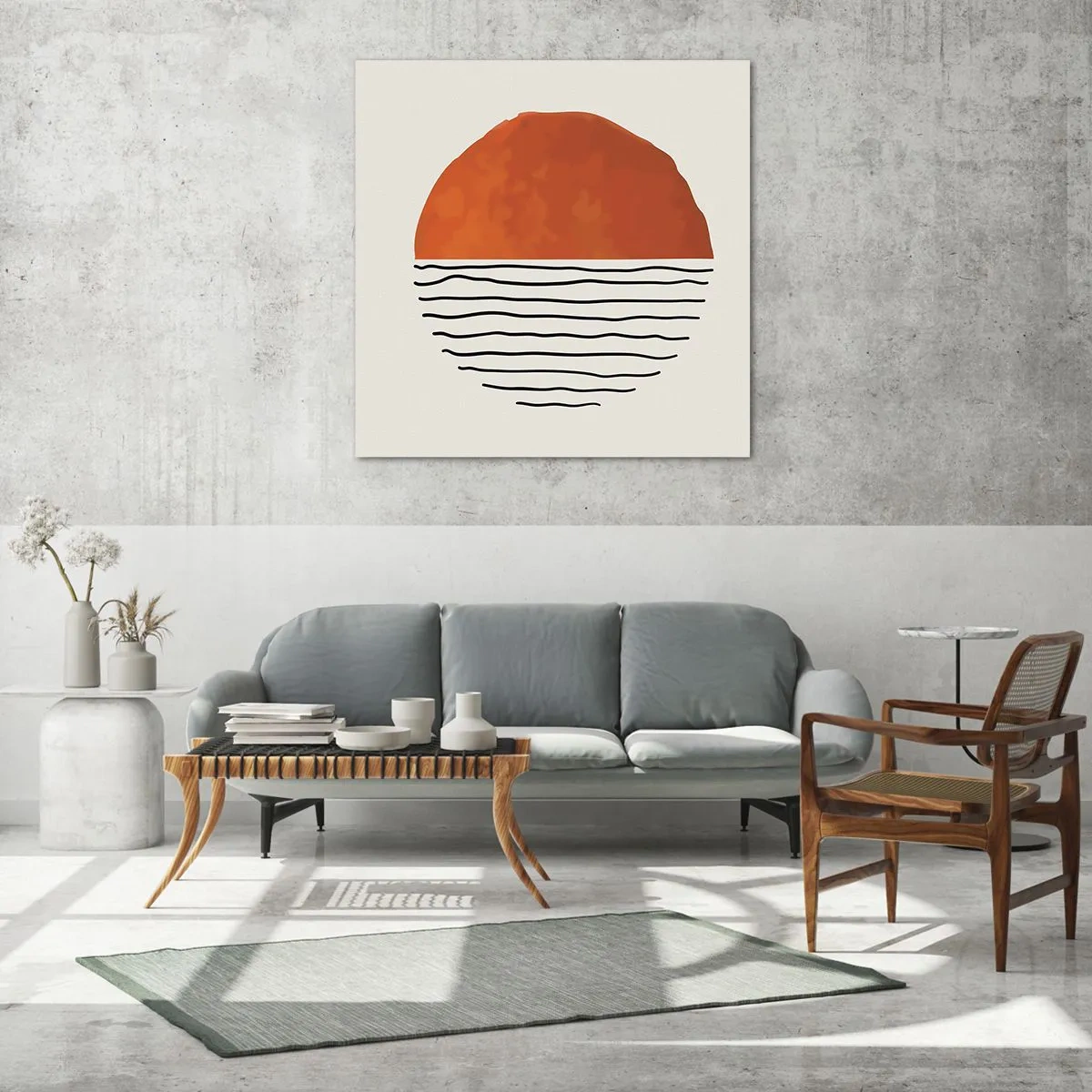 Üveg kép - Japán hangulatban - 60x60 cm