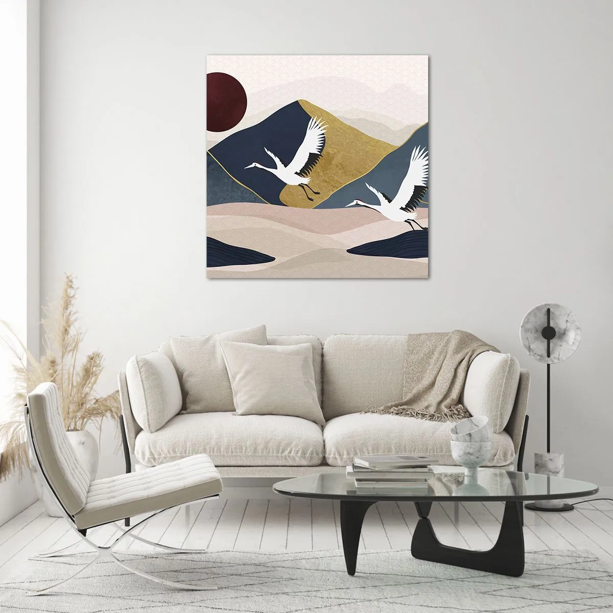 Üveg kép - És ismét ELREPÜLT a nap - 40x40 cm