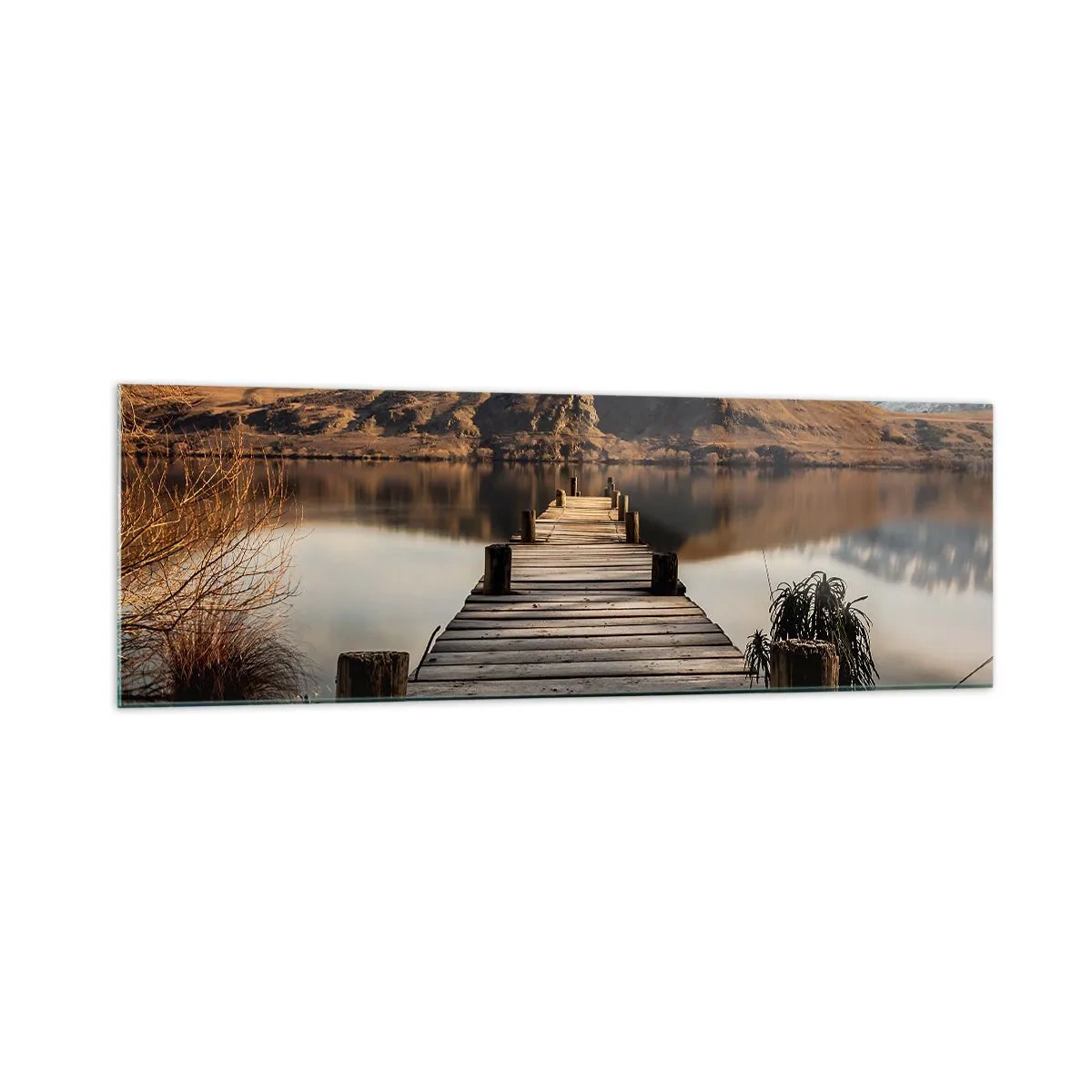 Üveg kép - Táj a csendben - 160x50 cm