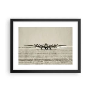 Poszter fehér keretben - Mint mindig készen - 40x30 cm