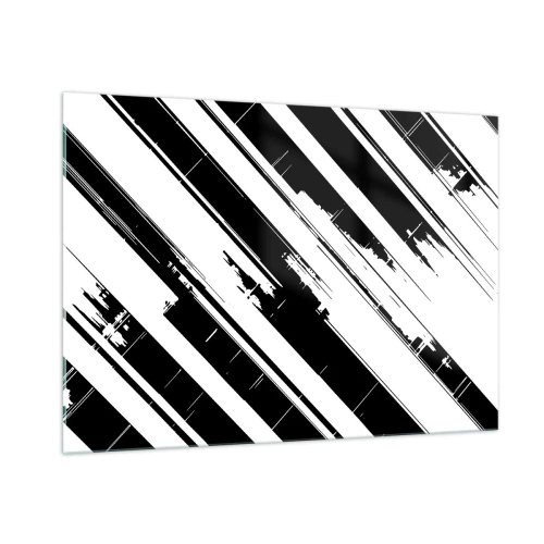 Üveg kép - Intenzív és dinamikus kompozíció - 100x70 cm