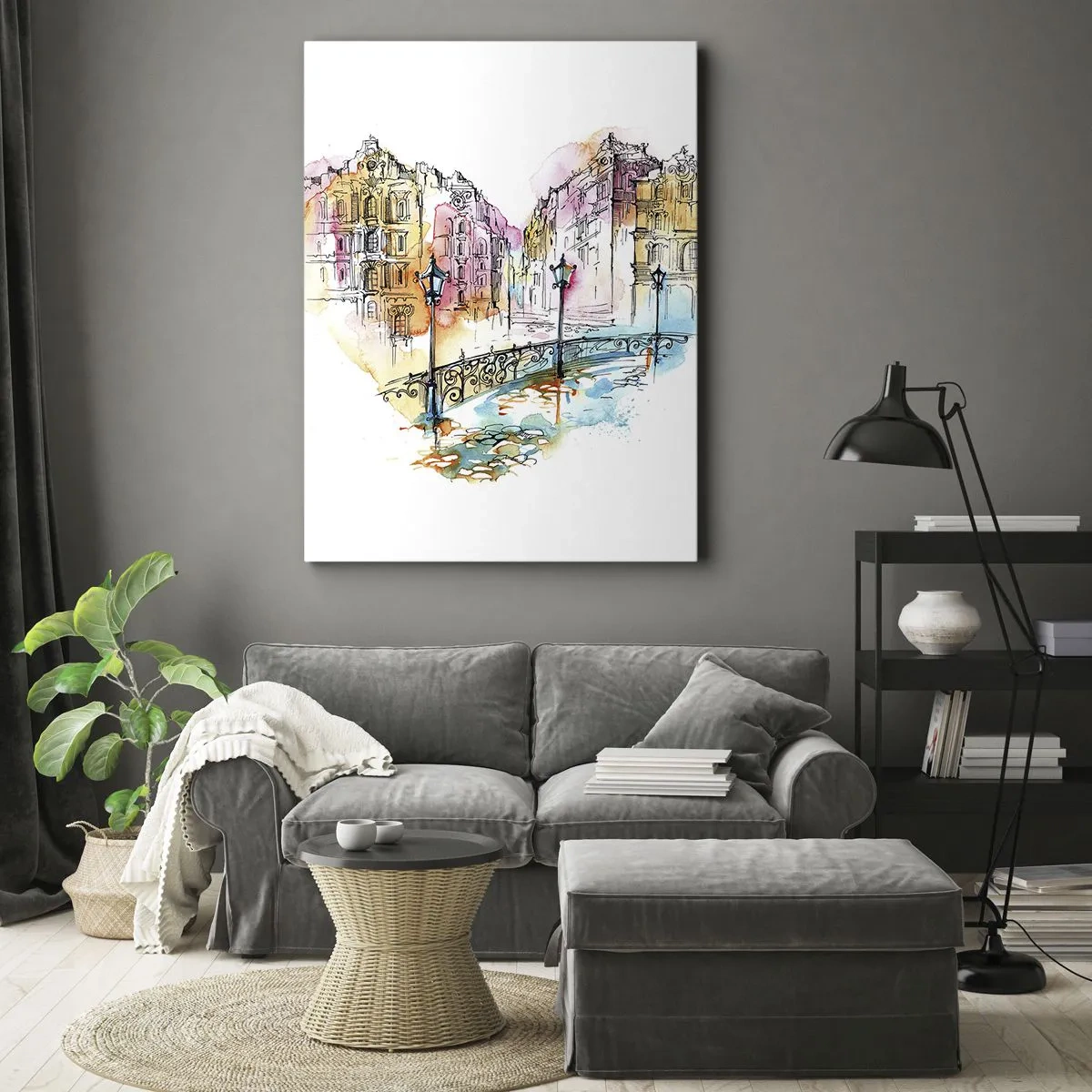 Vászonkép - A város szíve - 50x70 cm