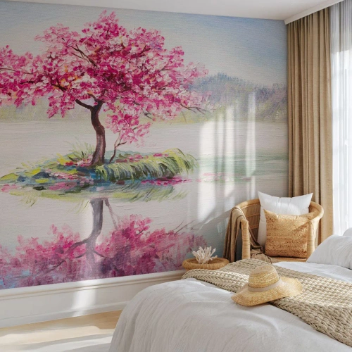 Fotótapéta Premium Canvas - A tavasz ünnepe - Darab, Fa, Tájkép - 300x210 cm