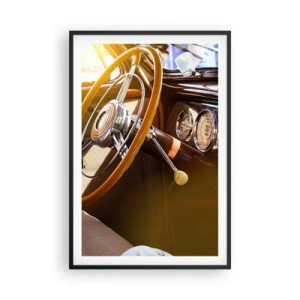 Poszter fehér keretben - Múlt luxusnak a fuvallata - 61x91 cm