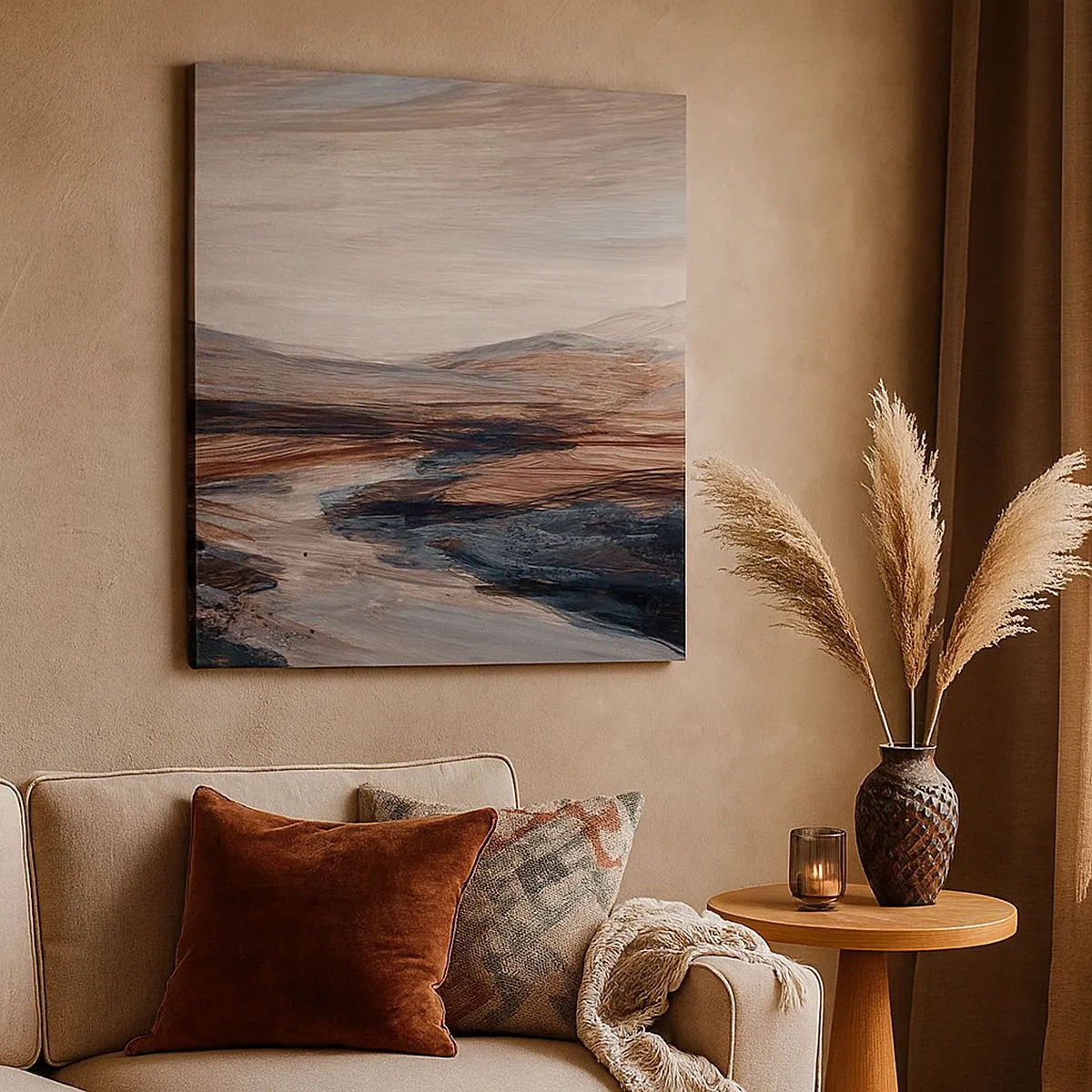 Vászonkép -  Békés völgy - 30x30 cm