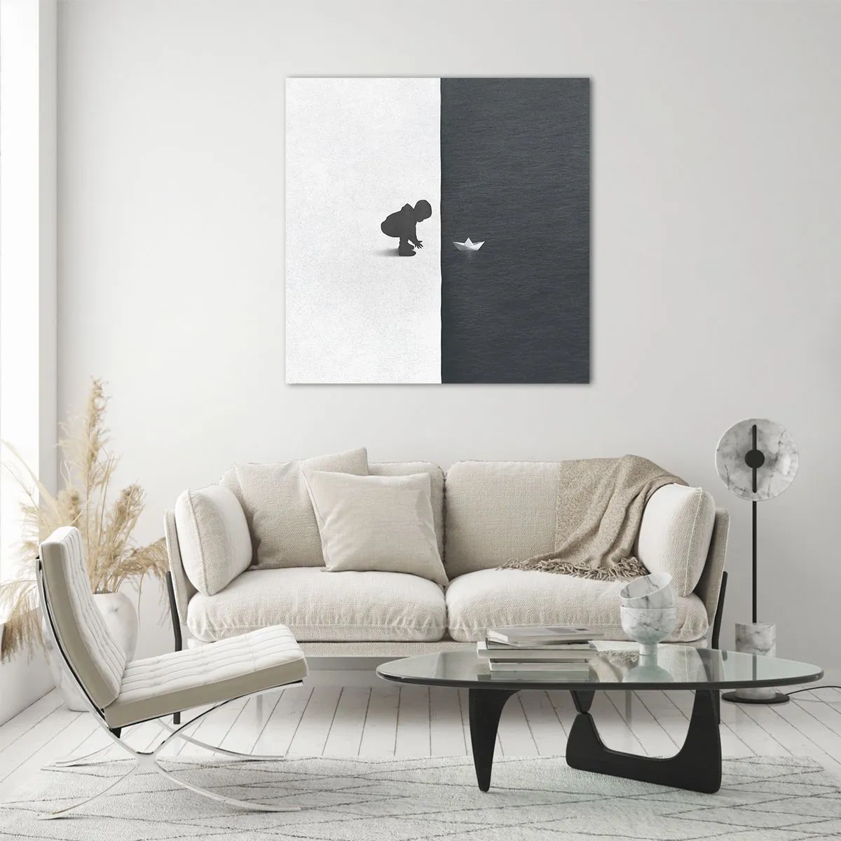 Üveg kép - Nagy utazás - 30x30 cm