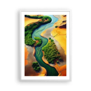 Poszter fekete keretben - Életetadó folyó - 50x70 cm