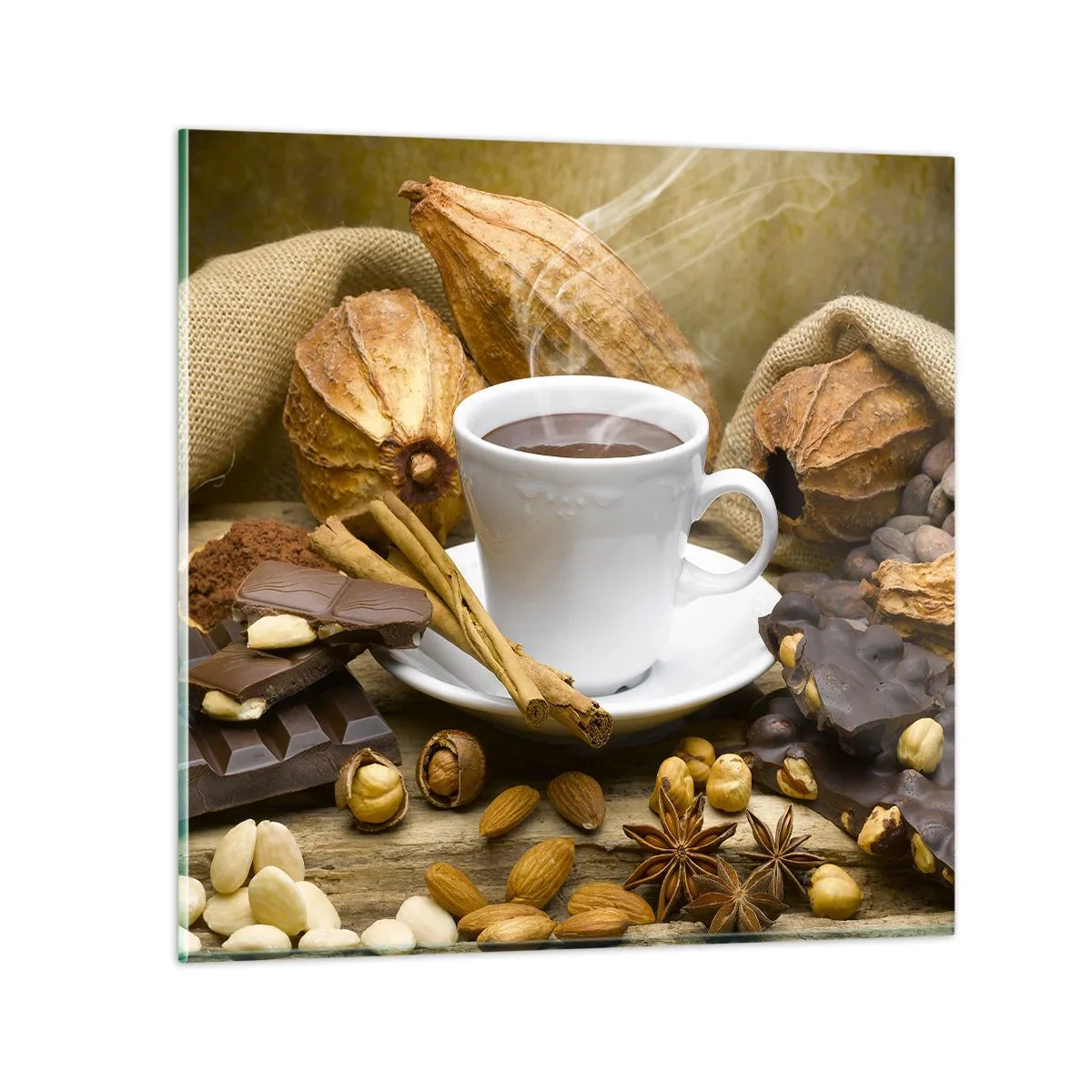 Üveg kép - Izgalmat keresőknek - 60x60 cm