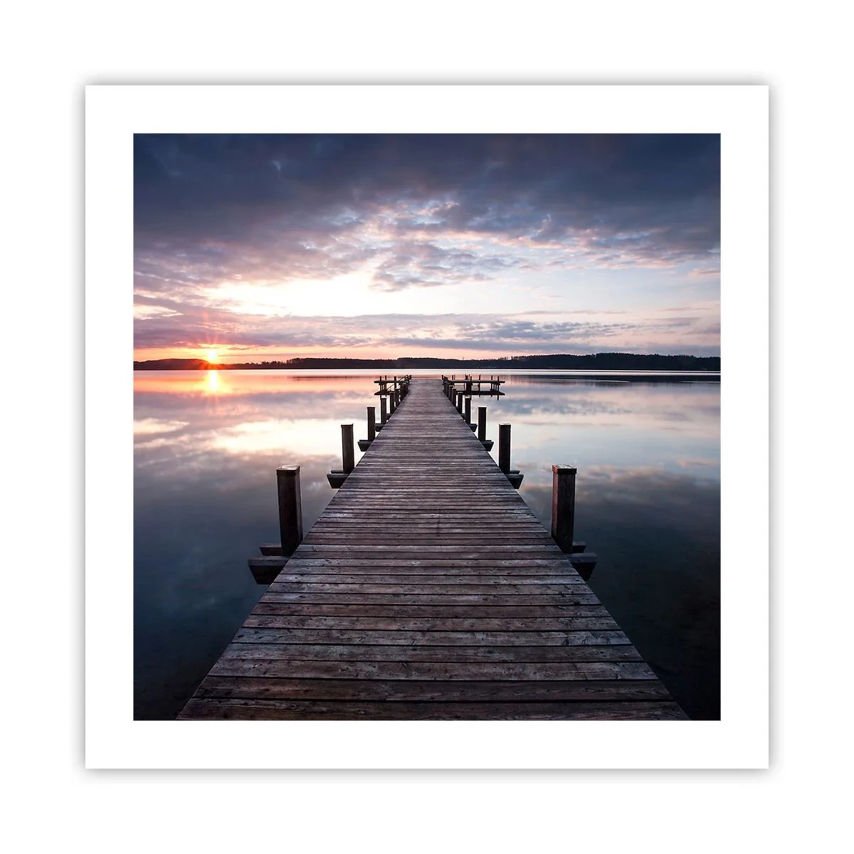 Poszter - Csendes határ a nappal és az éjszaka között - 50x50 cm