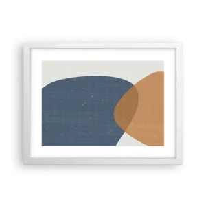 Poszter fekete keretben - Oválisok és hatások - 40x30 cm