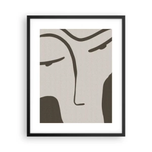 Poszter fehér keretben - Mintha egy Modigliani-festményből lenne  - 40x50 cm