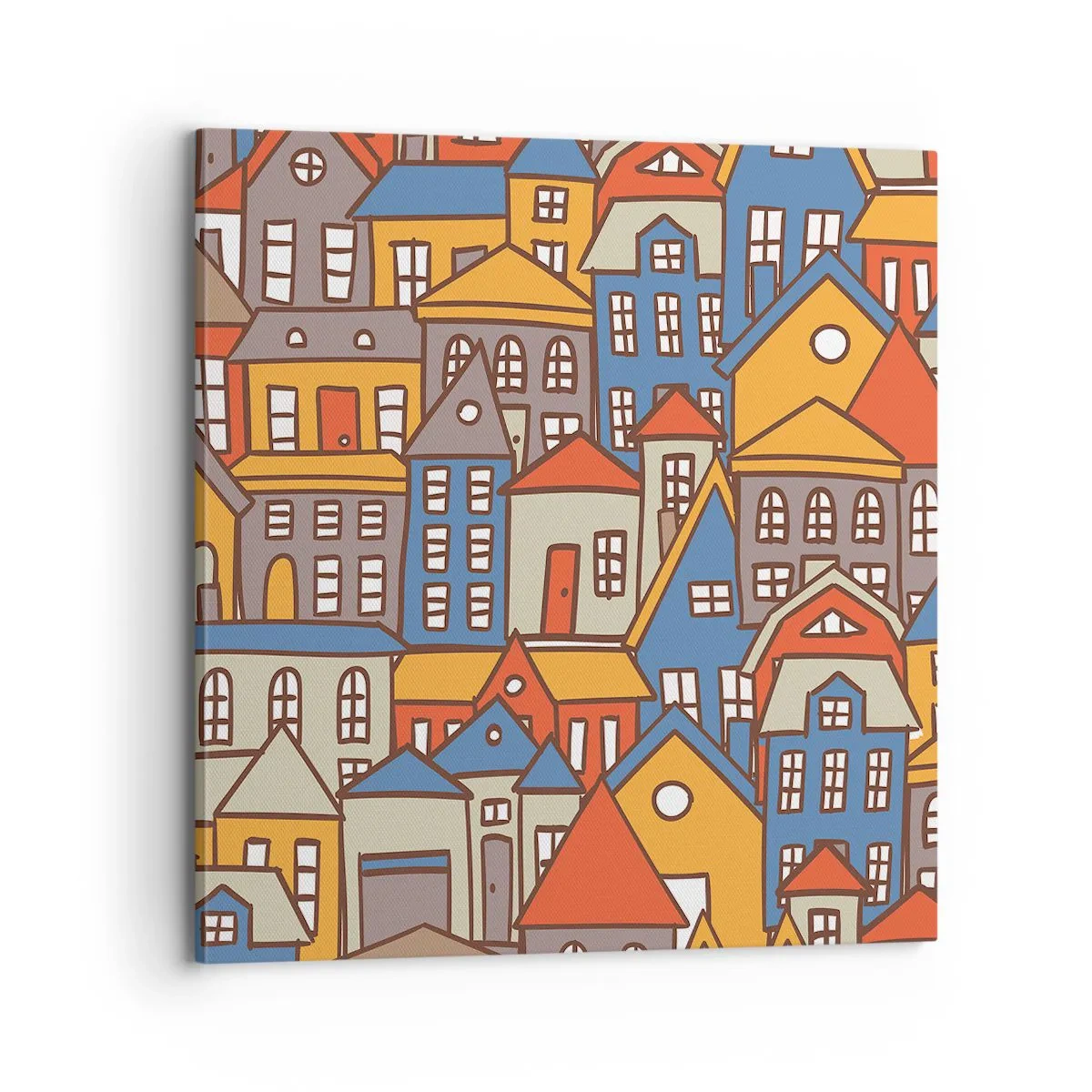 Vászonkép - A ház mögött van a ház - 70x70 cm