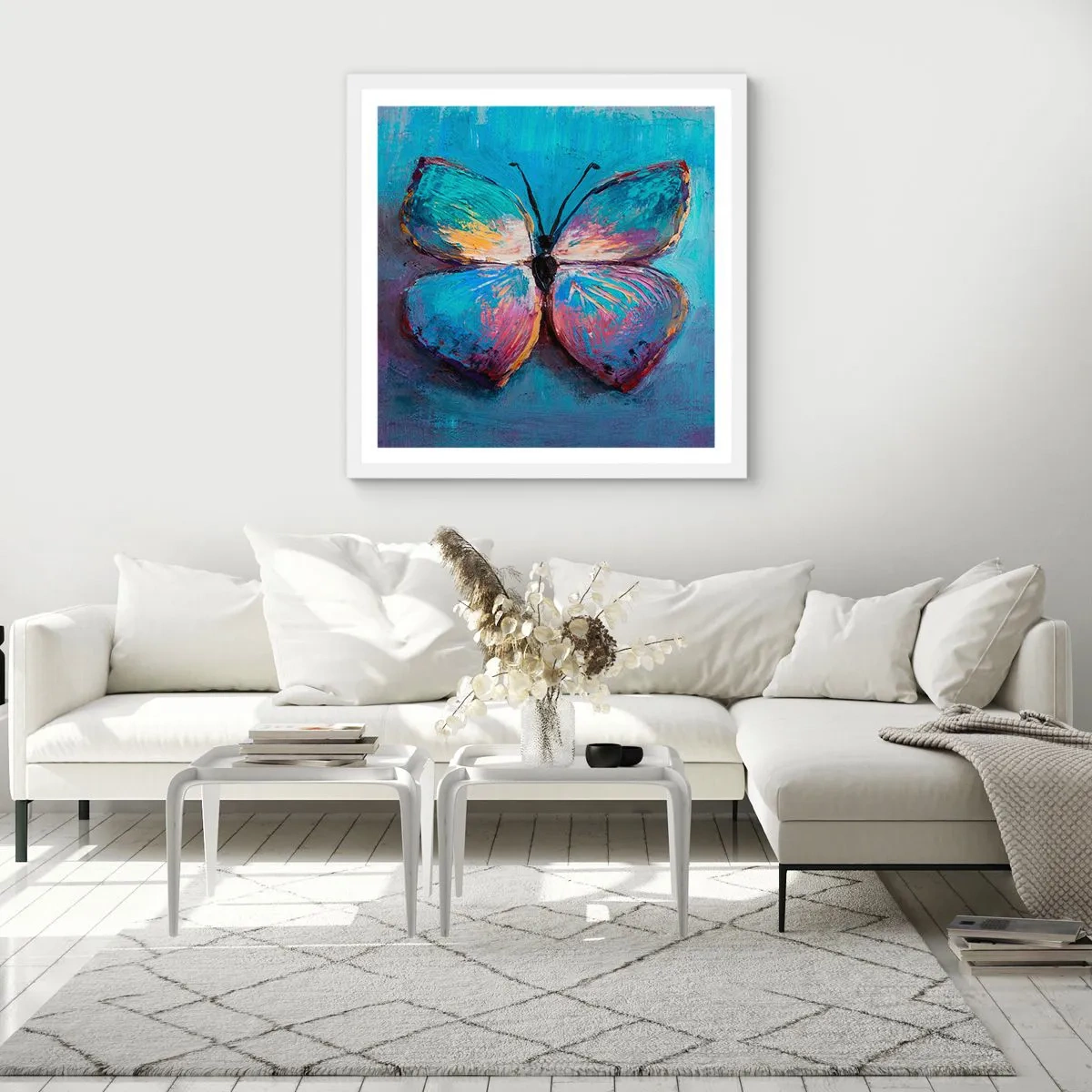 Poszter fekete keretben - Teljes pompájában - 60x60 cm