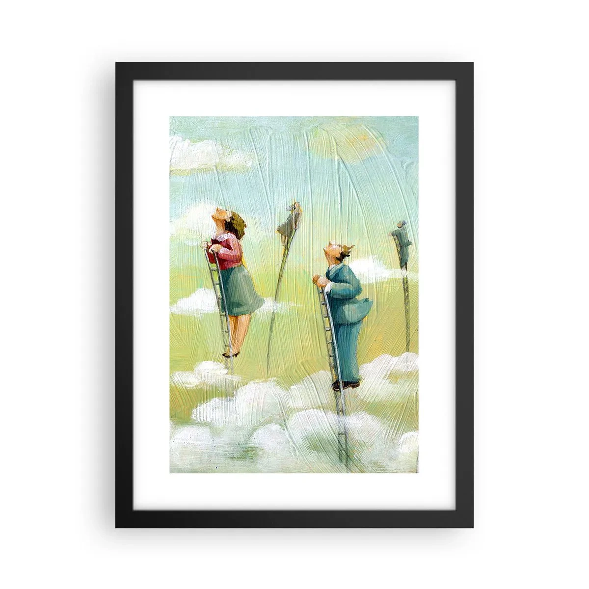 Poszter fehér keretben - Az álmod mögött - 30x40 cm