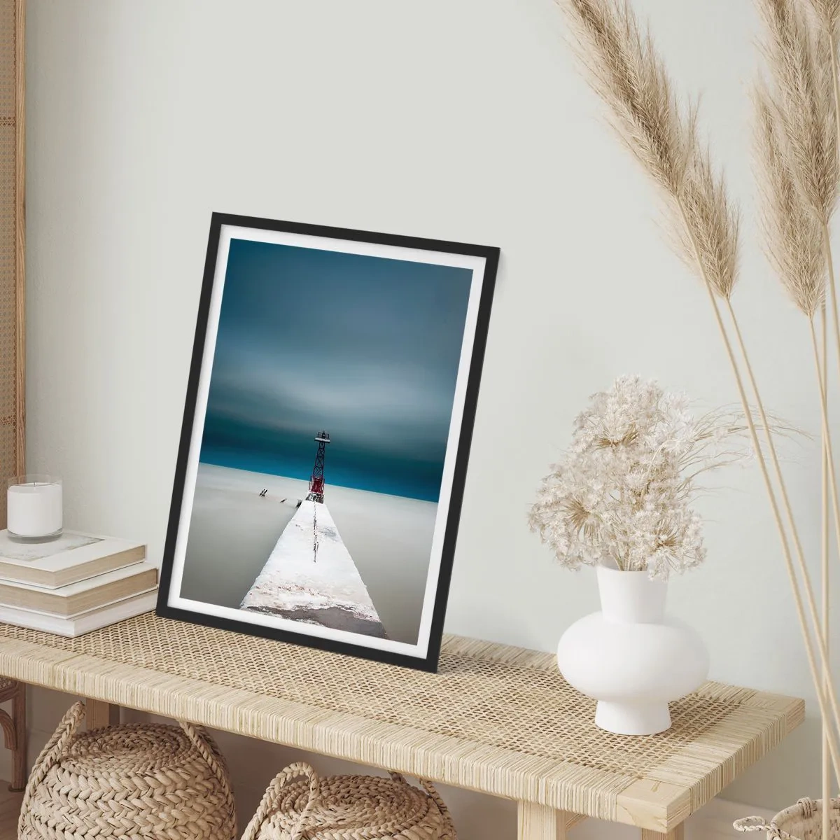 Poszter fehér keretben - A végtelenség irányába - 70x100 cm