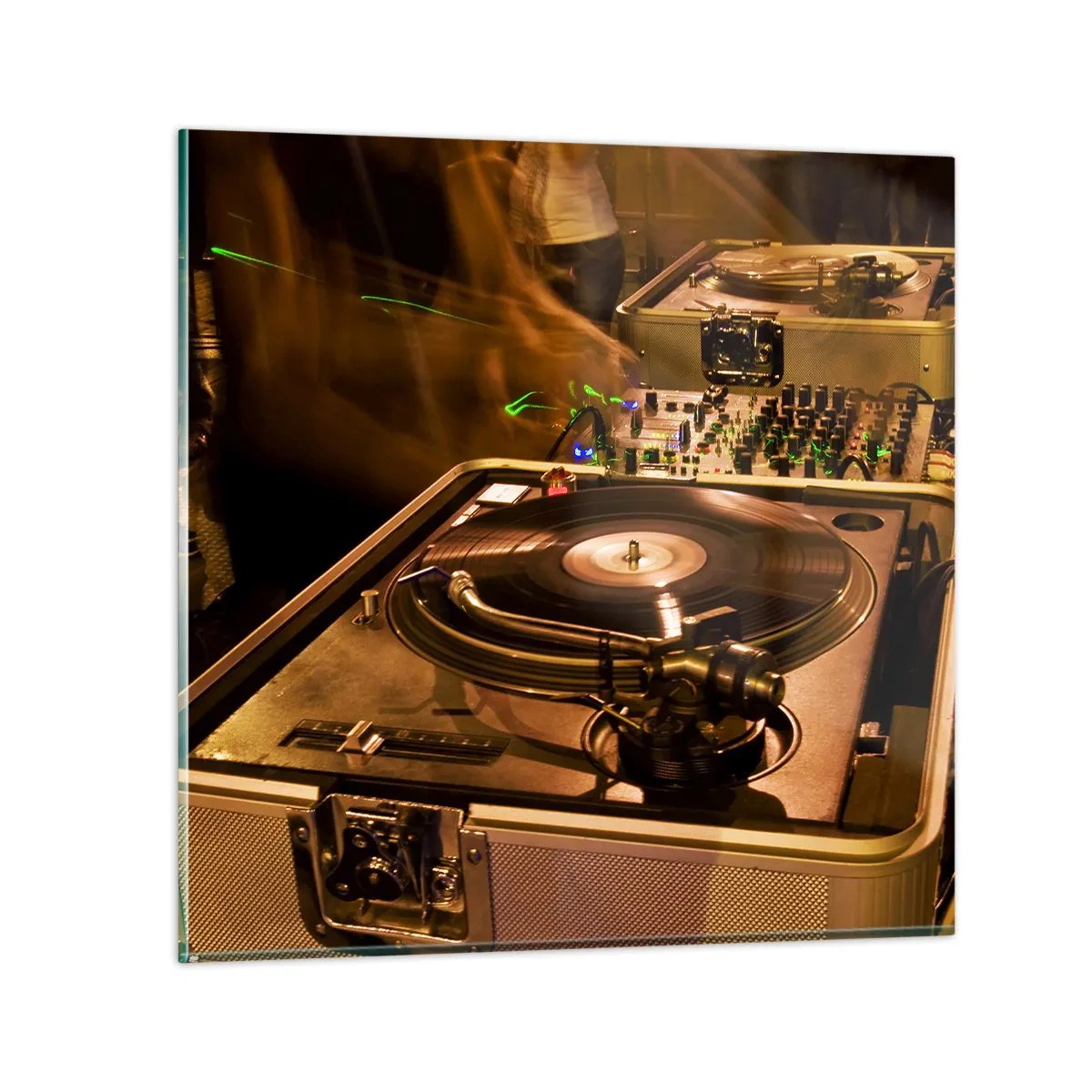 Üveg kép - Érzed az erőt? - 30x30 cm