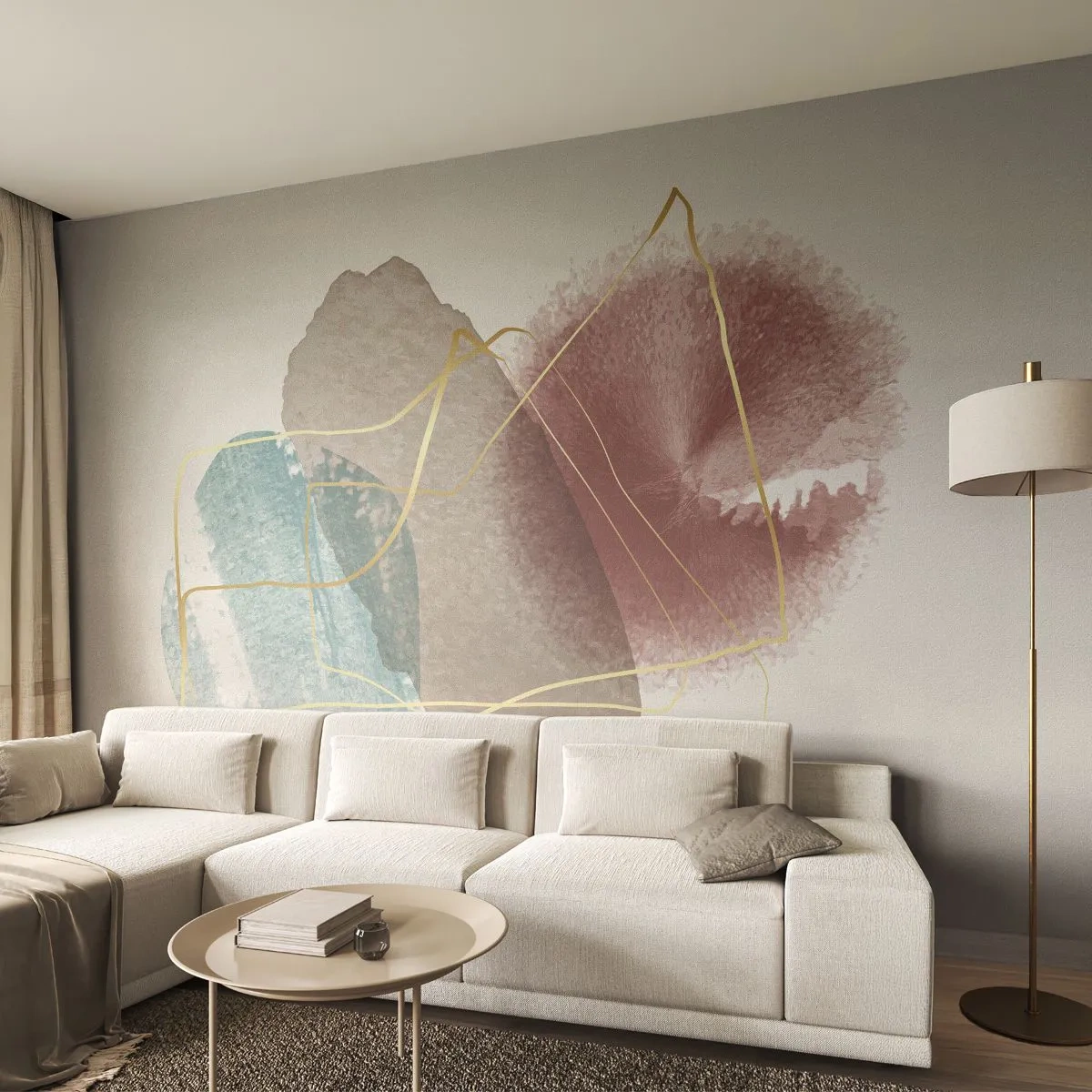 Öntapadós Fotótapéta Deluxe Sticker - Az űr koralljai - Absztrakció, Darab, Modern minta - 250x175 cm