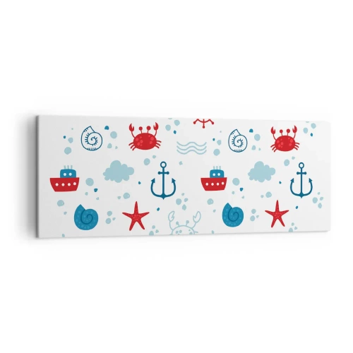 Vászonkép - Tengeri mese - 140x50 cm