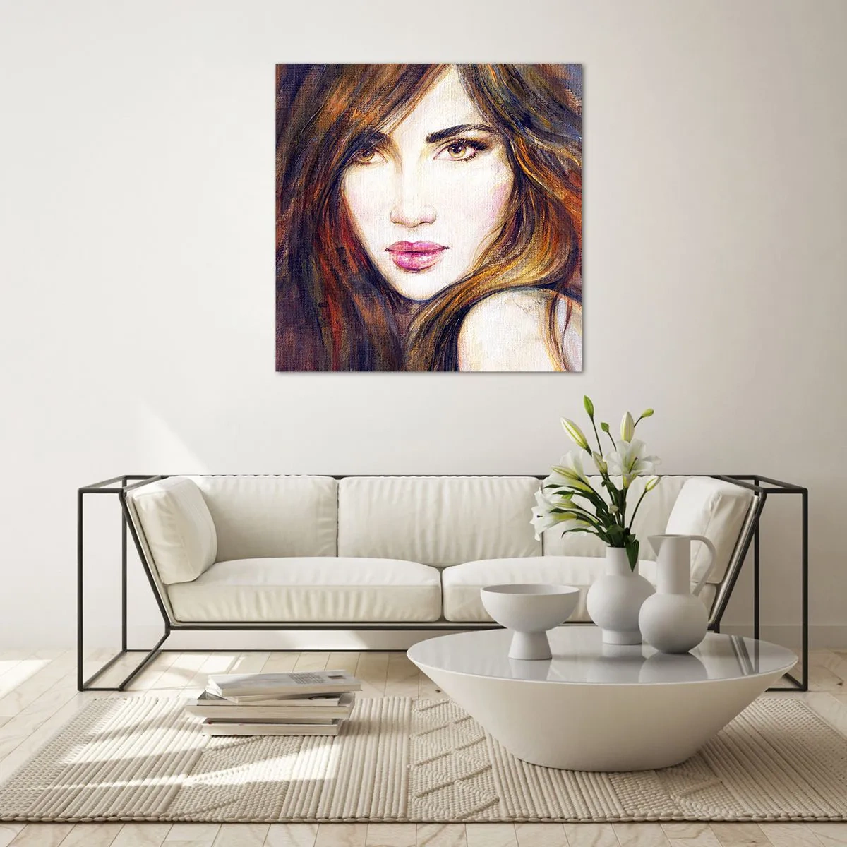 Üveg kép - Egy fillért a gondolataidért - 30x30 cm