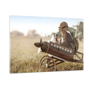 Üveg kép - Indulás egy álom felé - 120x80 cm