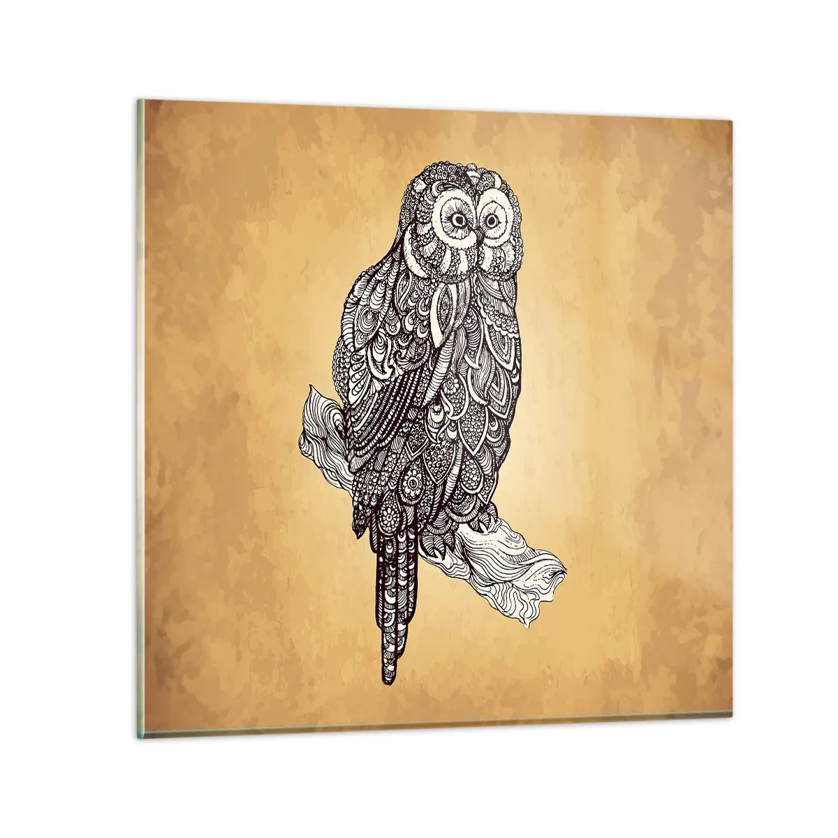 Üveg kép - A bölcsesség bonyolult díszei - 60x60 cm