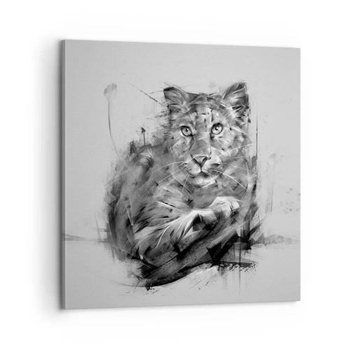 Vászonkép - Igen, figyelmesen hallgatok - 60x60 cm