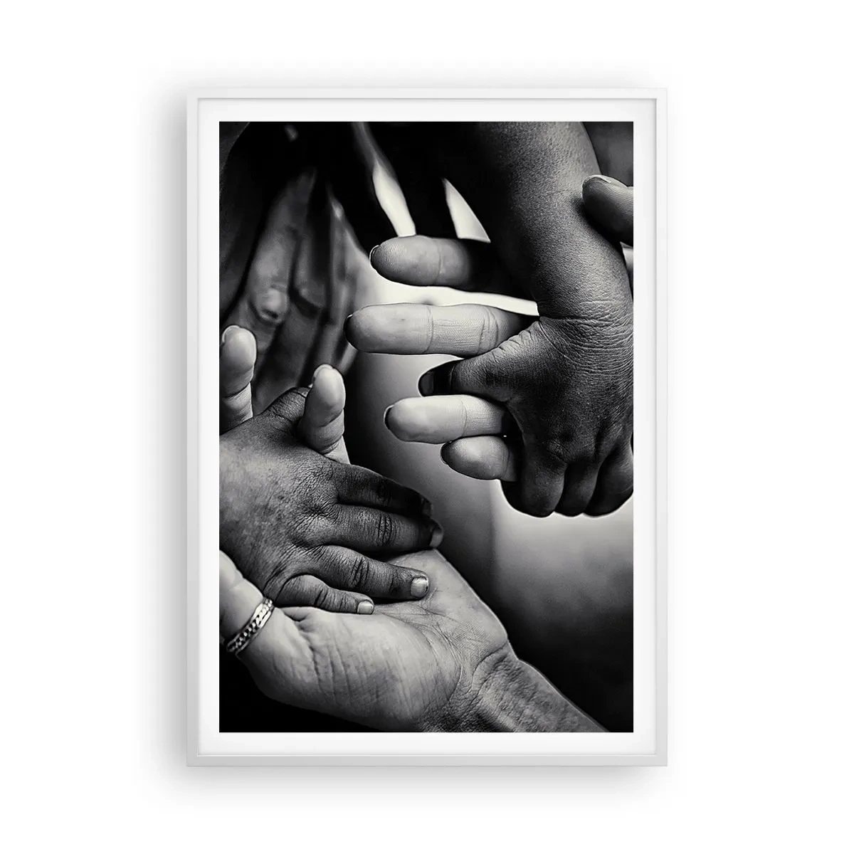 Poszter fekete keretben - Embernek lenni - 70x100 cm