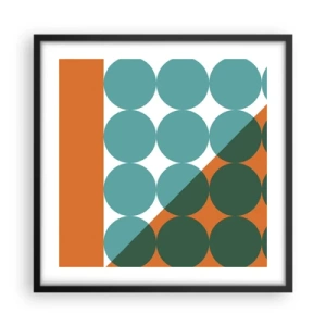 Poszter fehér keretben - Felfelé és átlósan - 50x50 cm