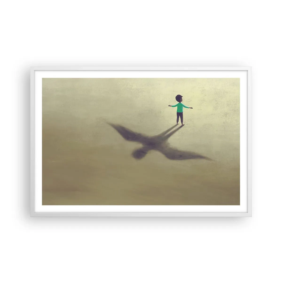 Poszter fekete keretben - A jövő hőse - 91x61 cm