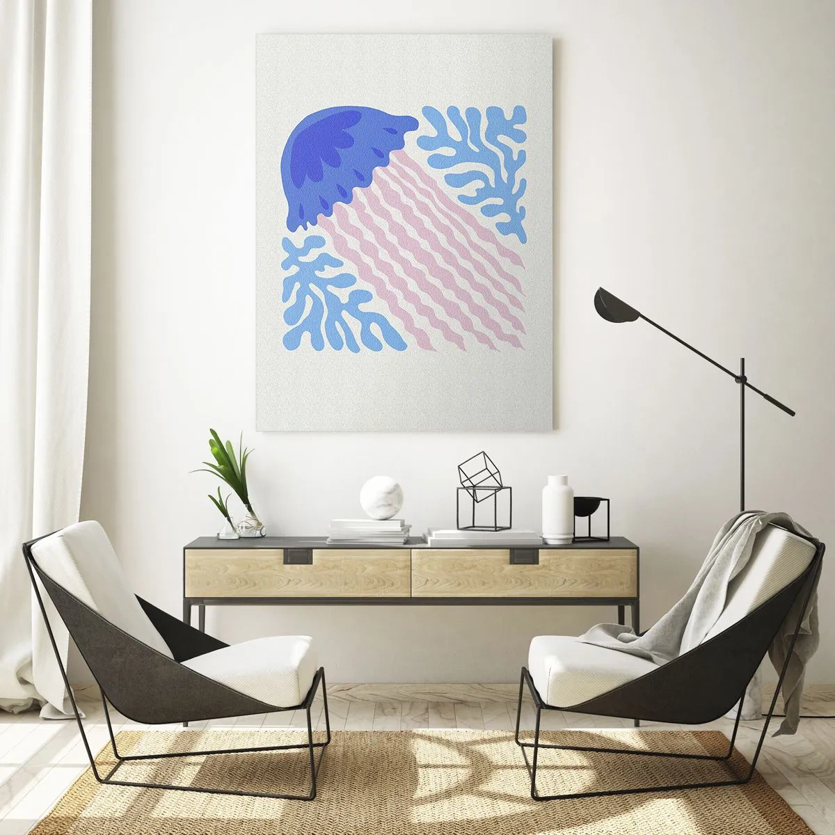 Üveg kép - Mint egy másik világból - 50x70 cm