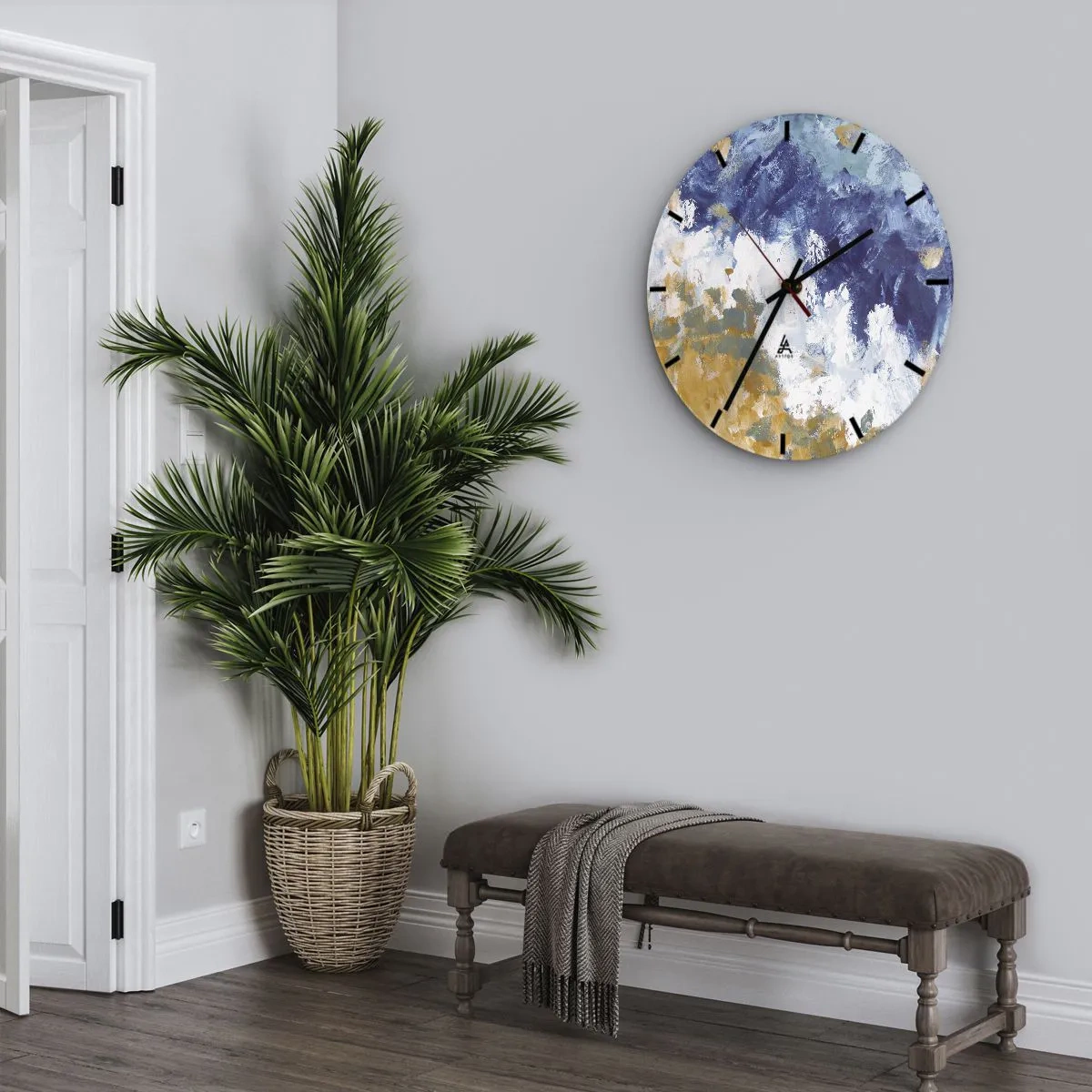 Falióra, Óra - Az elemek tánca - 40x40 cm