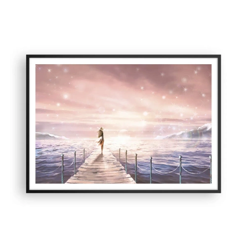 Poszter fehér keretben - Egy álom fényében - 100x70 cm
