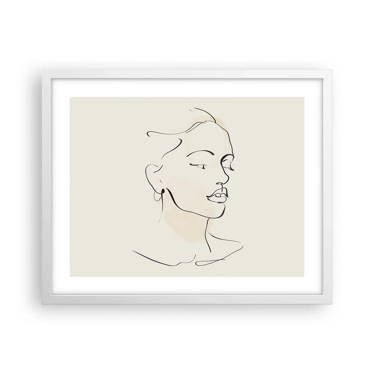 Poszter fekete keretben - Bizonyos vonallal - 50x40 cm