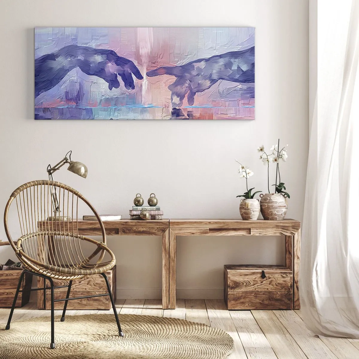 Vászonkép - Az élet isteni szikrája - 100x40 cm