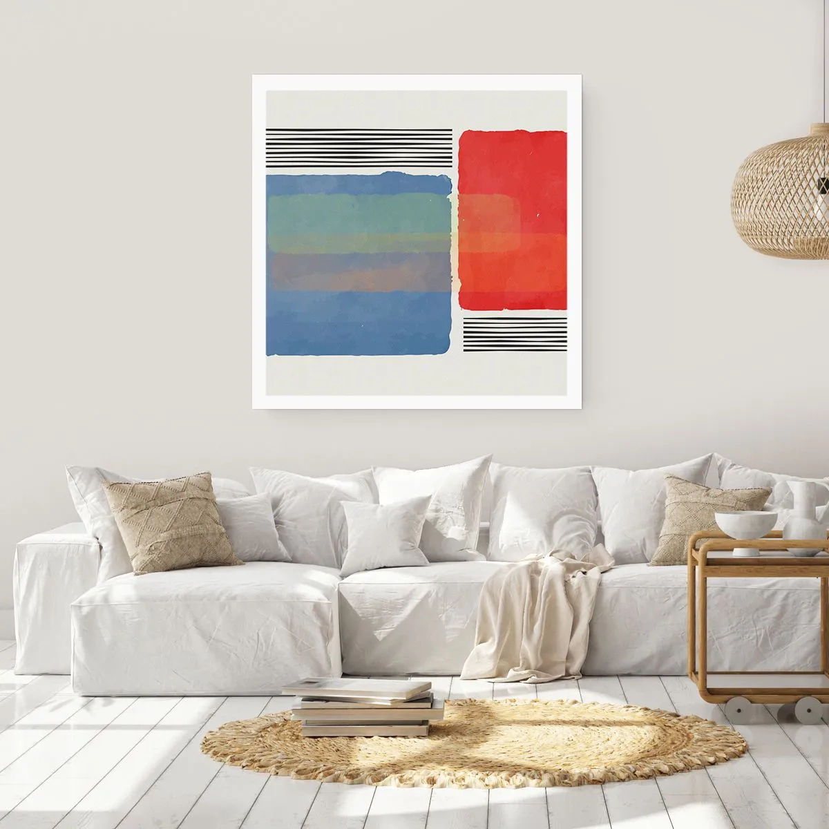 Poszter - A geometria szelleme és betűje - 60x60 cm