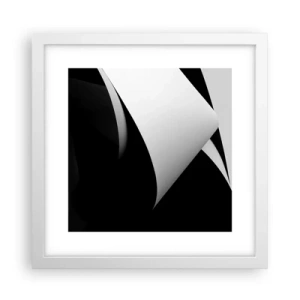 Poszter fekete keretben - Fénysíkok az árnyék mélyéről - 30x30 cm