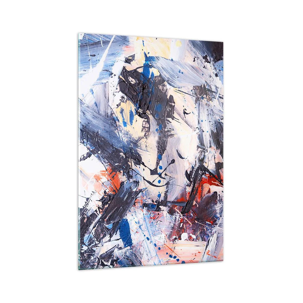 Üveg kép - Őrült absztrakt tánc - 70x100 cm