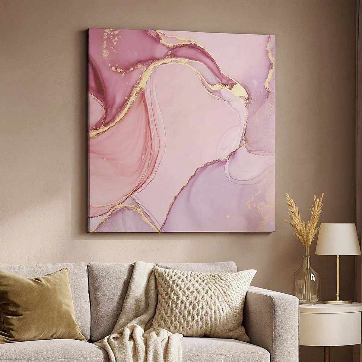 Vászonkép - A színek simogatása - 30x30 cm